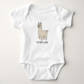 "No Prob-Llama" Cute Doodle - Chill Vibes! Romper (Voorkant)