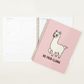 "No Prob-Llama" Cute Llama Doodle - Chill Vibe Planner (Display)