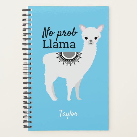 No Prob Llama jolie illustration en lama personnal (Devant)