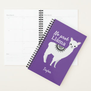 No Prob Llama jolie illustration en lama violet
