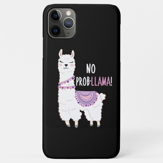 No Probllama Llama Case-Mate iPhone Case (Achterkant)