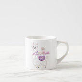 No Probllama Llama Funny Espresso Kop (Rechts)