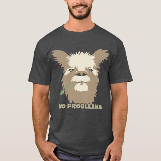 No Probllama Llama T-shirt (Voorkant)