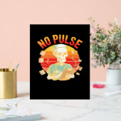 No Pulse Skeleton Nurse Funny Médicale Halloween P (Mariage)