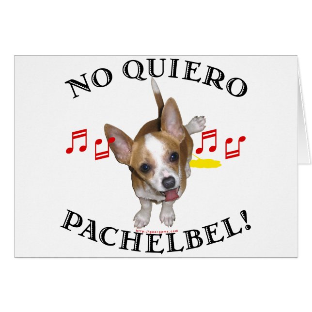 No Quiero Pachelbel (Voorkant Horizontaal)