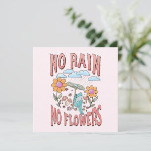 No Rain No Flower - Inspirerend Bloemen
