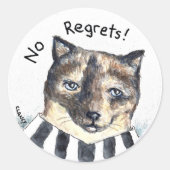 No Regrets sticker (Devant)