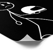 No Ride Today Funny Motorcycle Motorcycle Lovers M Poster (Hoek)