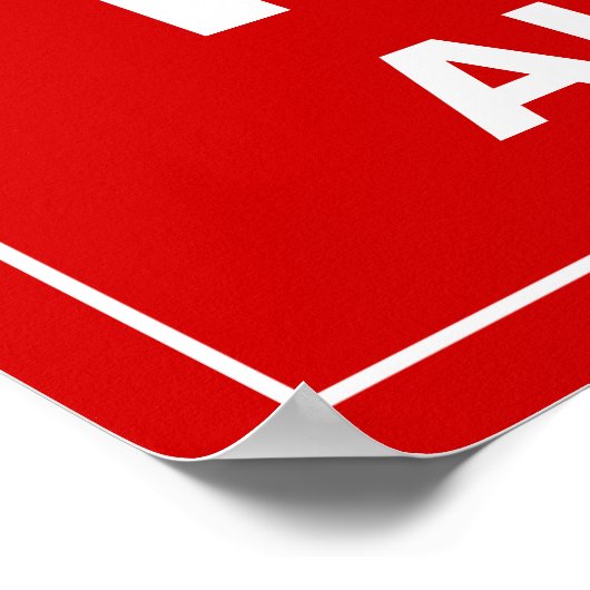 No Riff Raff Poster (Hoek)