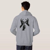 NO RISK NO FUN HOODIE (Achterkant volledig)