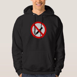 NO Roking Sign - Brits signaal Hoodie