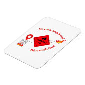 No Rush Keep It Cool Trucker Magneet (Linkerzijde)