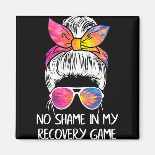 No Shame In My Recovery Game Sobriety Aa Na Anni T Magneet (Voorkant)