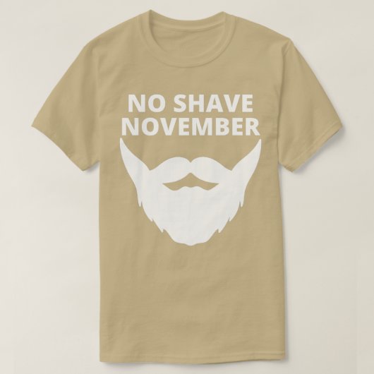 No Shave November Classic TShirt (Design devant)