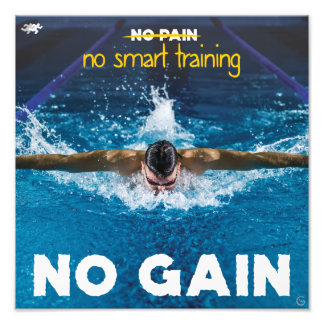 No smart training, no gain foto afdruk