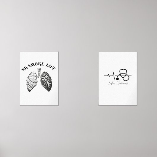 No Smokin Life Wall Art – Anti-Smoking Poster for (Recto)