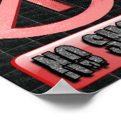 No Smoking Sign Poster par Restaurant Fournitures (Coin)