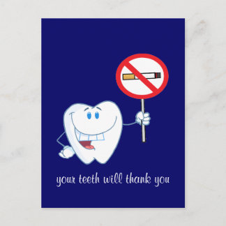 No Smoking - Vos Dents Seront Merci Carte Postale