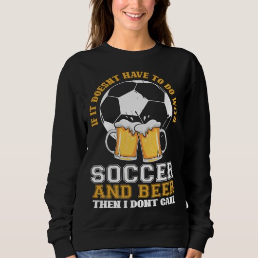 No soccer no beer no thanks trui (Voorkant)
