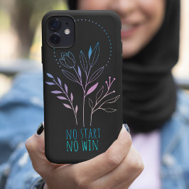 No Start - No Win (mostly black) iPhone 16 Hoesje