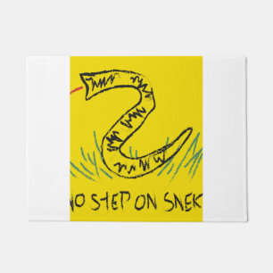 No Step On Snek Gadsden Flag Deurmat