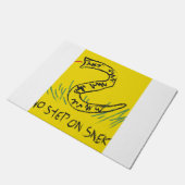 No Step On Snek Gadsden Flag Deurmat (Schuin)