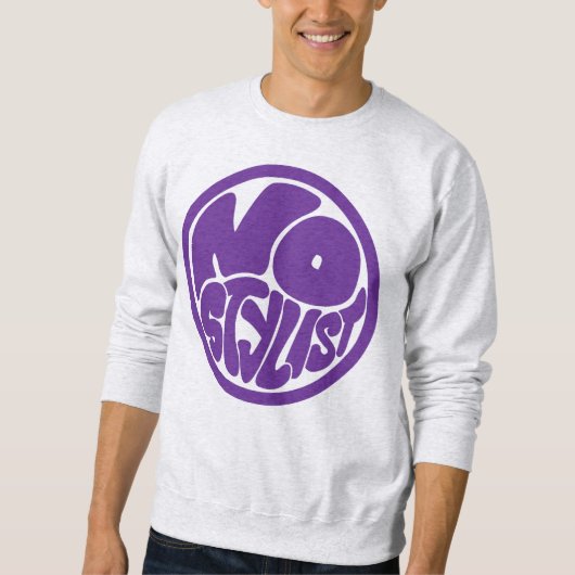 NO STYLIST single purp emblem T-Shirt (Voorkant)