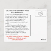 NO sur la carte postale SB277 (Dos)