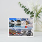 NO Svalbard - Gullybreen Magdalenefjorden - Briefkaart (Staand voorkant)
