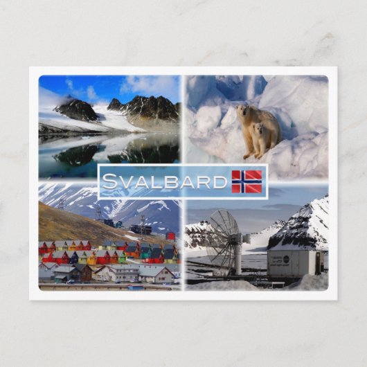 NO Svalbard - Gullybreen Magdalenefjorden - Briefkaart (Voorkant)