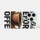 No Talkie Before Coffee – Funny Retro Coffee Lover (Verso Horizontal)