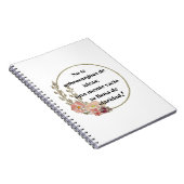 No te sobrecargues de ideas notitieboek (Rechterzijde)