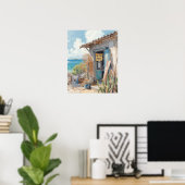 No tene pesca bonaire poster (Thuiskantoor)