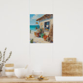 No tene pesca bonaire poster (Keuken)