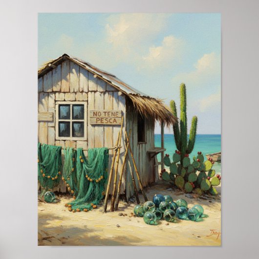 No tene pesca bonaire poster (Voorkant)