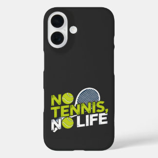 No Tennis, No Life - Design Sportive and Dynamic iPhone 16 Hoesje