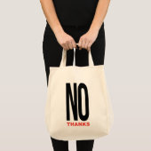No Thanks Tote Bag (Voorkant (product))