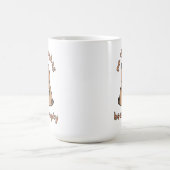 No Thoughts Head Empybara Funny Meme Koffiemok (Center)