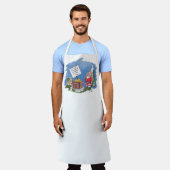 No To Père Noël femmes chef tablier (Porté)