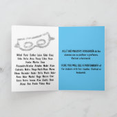 No todos los superhéroes usan capas. kaart (Binnen)