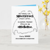 No todos los superhéroes usan capas. kaart (Gele Bloem)