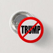 "NO TRUMP" 1,25 inch Ronde Button 3,2 Cm (Voorkant /achterkant)