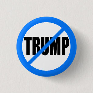 "NO TRUMP" 1,25 inch Ronde Button 3,2 Cm