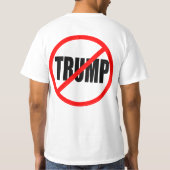"NO TRUMP" (dubbelzijdig) T-shirt (Achterkant)
