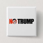 NO TRUMP -.png Vierkante Button 5,1 Cm (Voorkant)