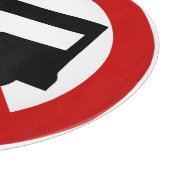 NO Tuk TAXI ⚠ Thai Road Sign ⚠ Snijplank (Hoek)