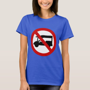 NO Tuk TAXI ⚠ Thai Road Sign ⚠ T-shirt