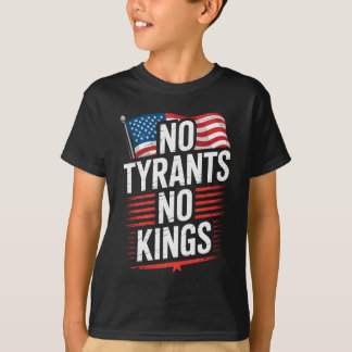No Tyrants No Kings Patriotic Freedom Activism Tee T-shirt