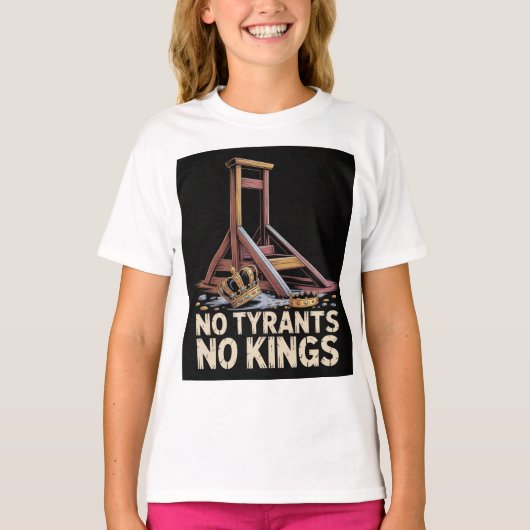 No Tyrants No Kings T-shirt (Voorkant)