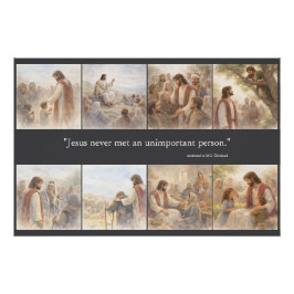 No unimportant person perfect poster